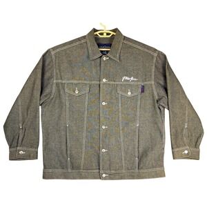 Phat Farm Mens XXL Denim‎ Jacket New York Streetwear Trucker